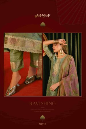 My Fashion Road Jay Vijay Jagmag Exclusive Jacquard Designs Latest Suit | 10516