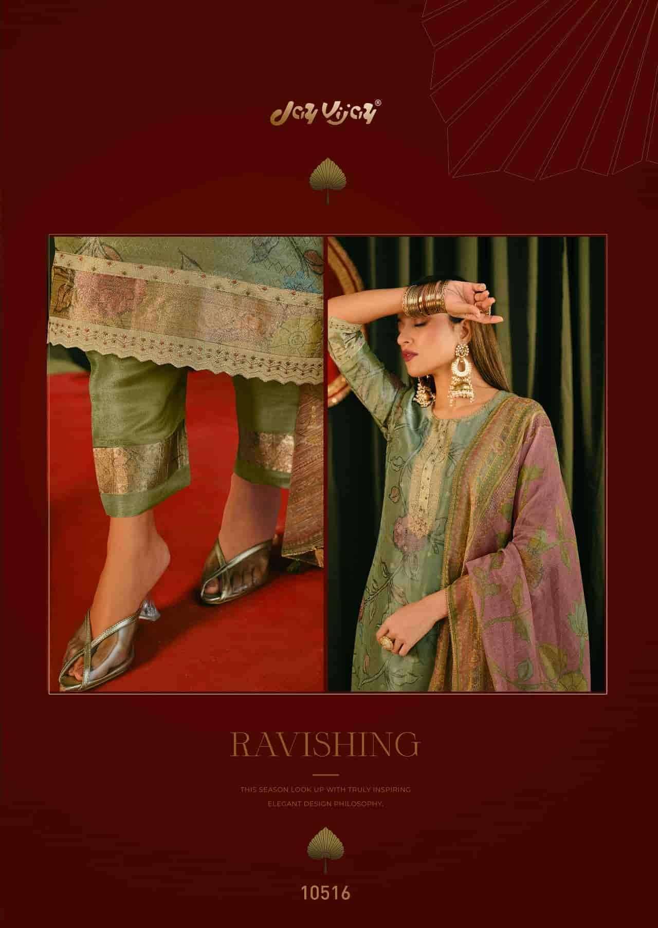 My Fashion Road Jay Vijay Jagmag Exclusive Jacquard Designs Latest Suit | 10516 My Fashion Road Jay Vijay Jagmag Exclusive Jacquard Designs Latest Suit | 10516