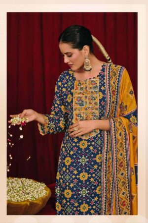 My Fashion Road Jay Vijay Olivia Digital Printed Latest Muslin Suit | 3258 – A