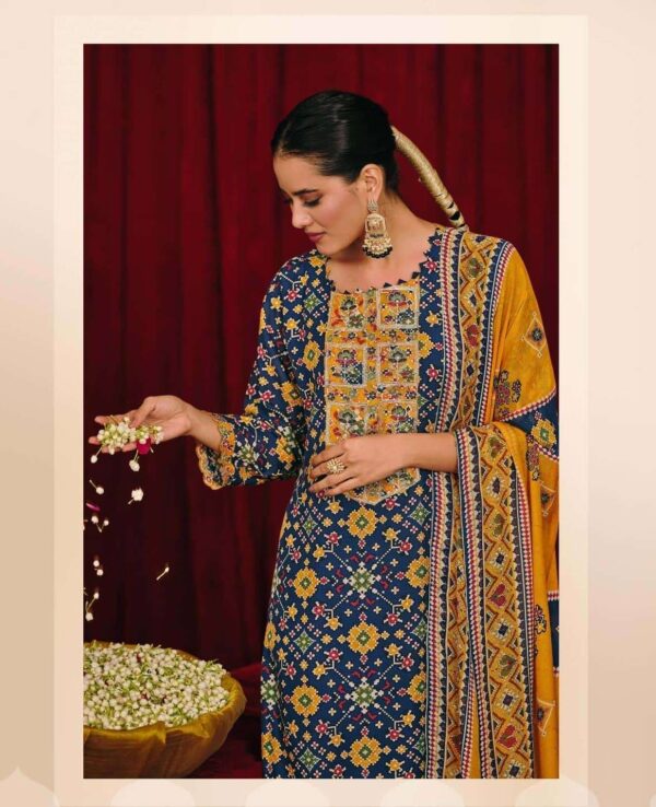 My Fashion Road Jay Vijay Olivia Digital Printed Latest Muslin Suit | 3258 – A