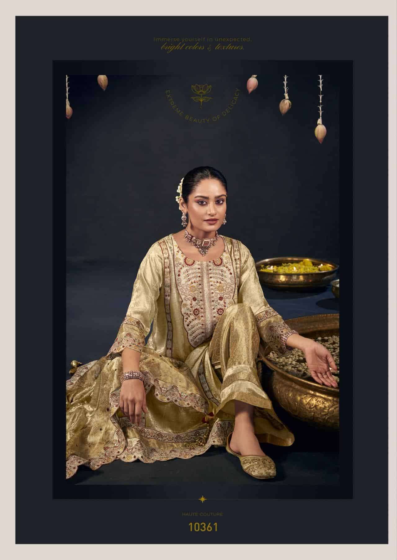 My Fashion Road Jay Vijay Parva Partywear Velvet Latest Designer Suit | 10361 My Fashion Road Jay Vijay Parva Partywear Velvet Latest Designer Suit | 10361