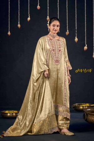 My Fashion Road Jay Vijay Parva Partywear Velvet Latest Designer Suit | 10361
