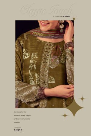 My Fashion Road Jay Vijay Surahi Pure Muslin Jacquard Exclusive Suit | 10316