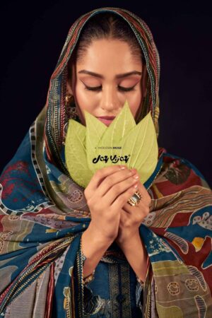 My Fashion Road Jay Vijay Surahi Pure Muslin Jacquard Exclusive Suit | 10313