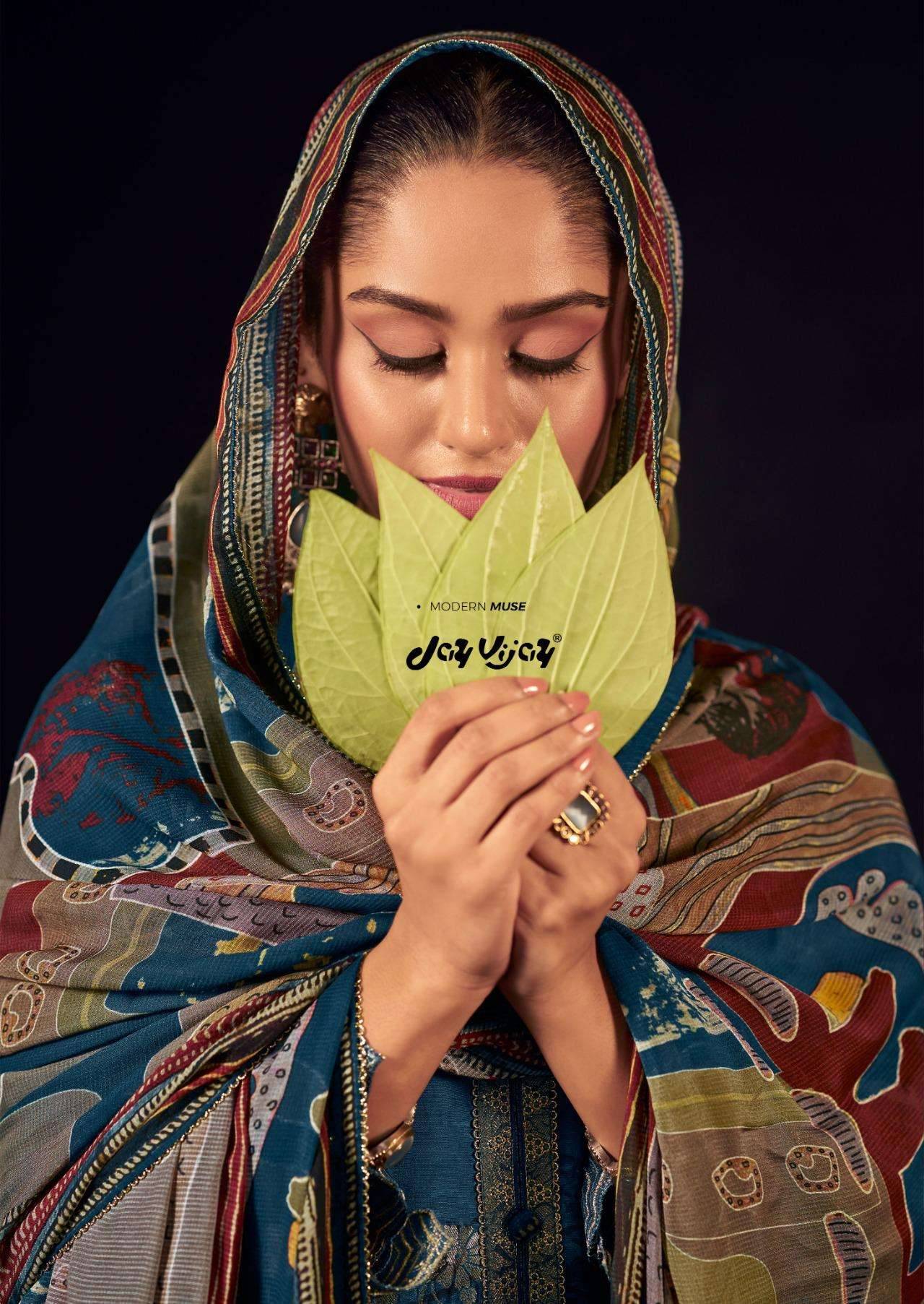 My Fashion Road Jay Vijay Surahi Pure Muslin Jacquard Exclusive Suit | 10313 My Fashion Road Jay Vijay Surahi Pure Muslin Jacquard Exclusive Suit | 10313