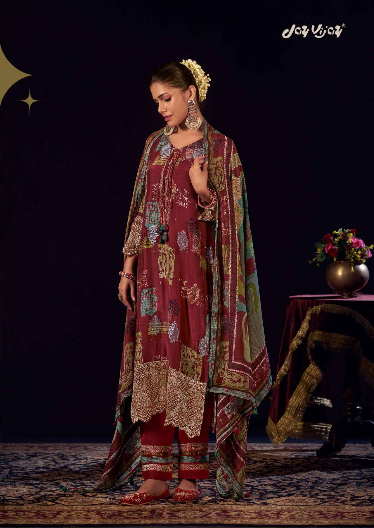 My Fashion Road Jay Vijay Surahi Pure Muslin Jacquard Exclusive Suit | 10311 My Fashion Road Jay Vijay Surahi Pure Muslin Jacquard Exclusive Suit | 10311