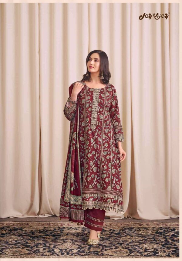 My Fashion Road Jay Vijay Surmai Digital Printed Premium Wear Latest Suit | 10374
