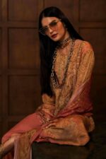 My Fashion Road Varsha Artisan Motifs Digital Printed Pashmina Satin Suit | AM-04