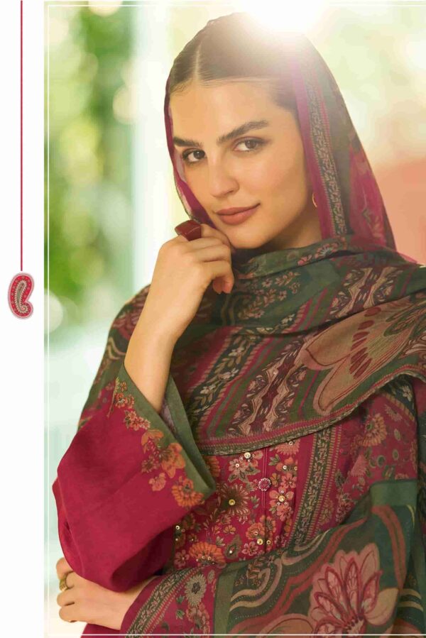 My Fashion Road Varsha Bahaar Digital Printed Winter Wear Pashmina Suit | BR – 02