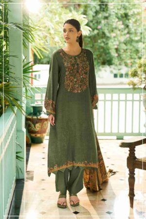 My Fashion Road Varsha Bahaar Digital Printed Winter Wear Pashmina Suit | BR – 03