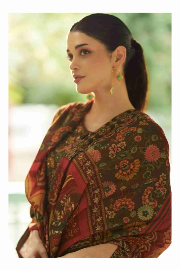 My Fashion Road Varsha Bahaar Digital Printed Winter Wear Pashmina Suit | BR – 04