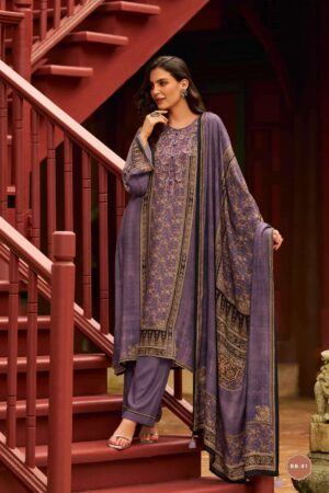 My Fashion Road Varsha Bloom Buds Digital Printed Exclusive Pashmina Suit | BB-01