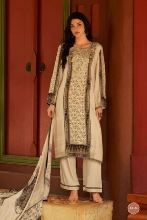 My Fashion Road Varsha Bloom Buds Digital Printed Exclusive Pashmina Suit | BB-04
