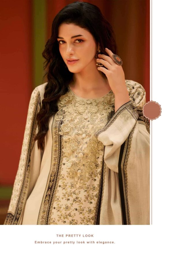 My Fashion Road Varsha Bloom Buds Digital Printed Exclusive Pashmina Suit | BB-04
