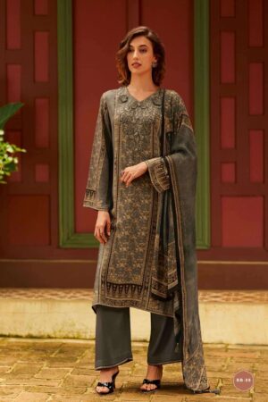 My Fashion Road Varsha Bloom Buds Digital Printed Exclusive Pashmina Suit | BB-05