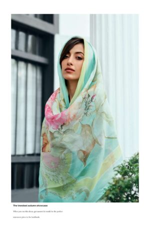 My Fashion Road Varsha Florenza Fancy Viscose Organza Suit | FZ-01