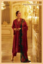 My Fashion Road Varsha Garnet Winter Collection Exclusive Pashmina Suit | GT – 01 My Fashion Road Varsha Garnet Winter Collection Exclusive Pashmina Suit | GT – 01