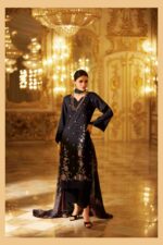 My Fashion Road Varsha Garnet Winter Collection Exclusive Pashmina Suit | GT – 03