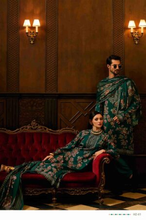 My Fashion Road Varsha Hayzen Designer Work Pashmina Latest Suit | HZ-01