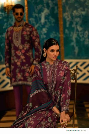My Fashion Road Varsha Hayzen Designer Work Pashmina Latest Suit | HZ-05