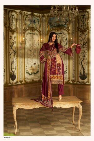 My Fashion Road Varsha Israh Winter Wear Exclusive Pashmina Suit | Israh – 04