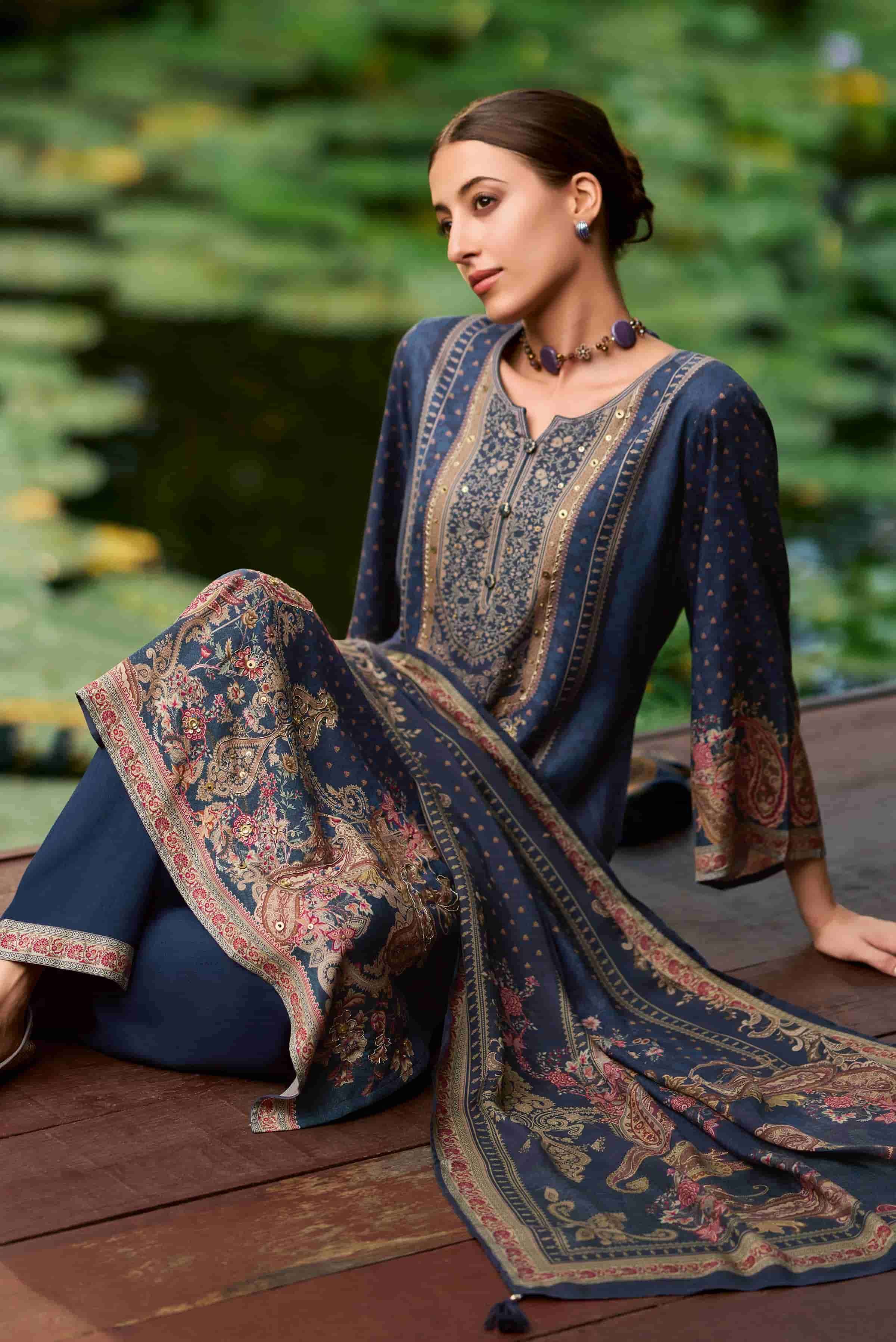 My Fashion Road Varsha Jazba Fancy Pashmina Salwar Suit | JB – 02 My Fashion Road Varsha Jazba Fancy Pashmina Salwar Suit | JB – 02