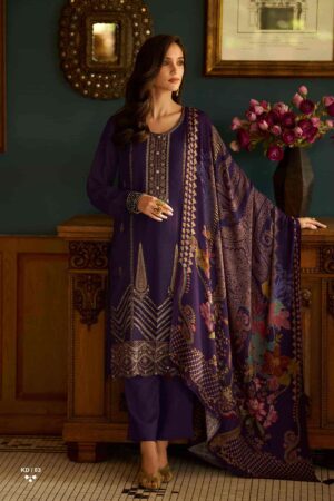 My Fashion Road Varsha Khaddar Premium Wear Winter Unstitched Suit | KD-03