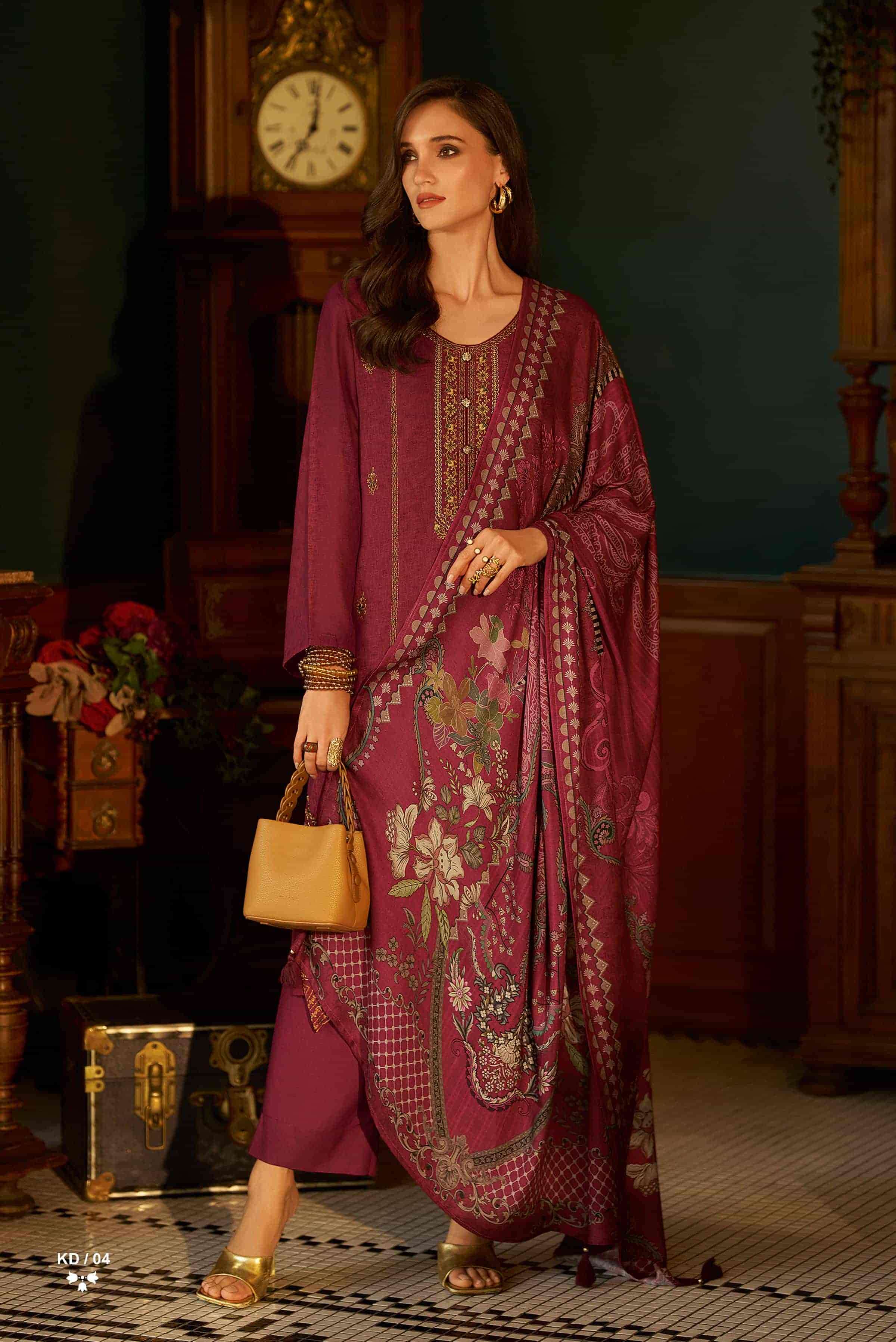 My Fashion Road Varsha Khaddar Premium Wear Winter Unstitched Suit | KD-04 My Fashion Road Varsha Khaddar Premium Wear Winter Unstitched Suit | KD-04