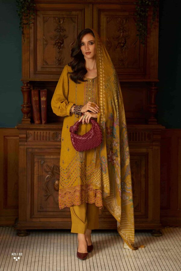 My Fashion Road Varsha Khaddar Premium Wear Winter Unstitched Suit | KD-02