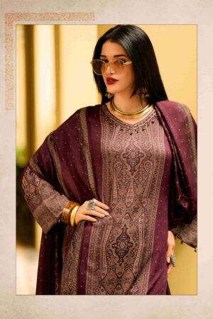 My Fashion Road Varsha Killian Exclusive Pashmina Digital Printed Suit | KL-03
