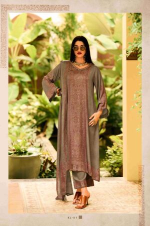 My Fashion Road Varsha Killian Exclusive Pashmina Digital Printed Suit | KL-01