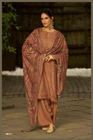 My Fashion Road Varsha Mehtab Fancy Khadi Silk Ladies Suit | MB – 03