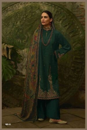 My Fashion Road Varsha Mehtab Fancy Khadi Silk Ladies Suit | MB – 02