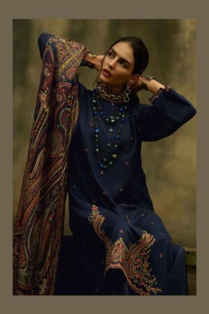 My Fashion Road Varsha Mehtab Fancy Khadi Silk Ladies Suit | MB – 01