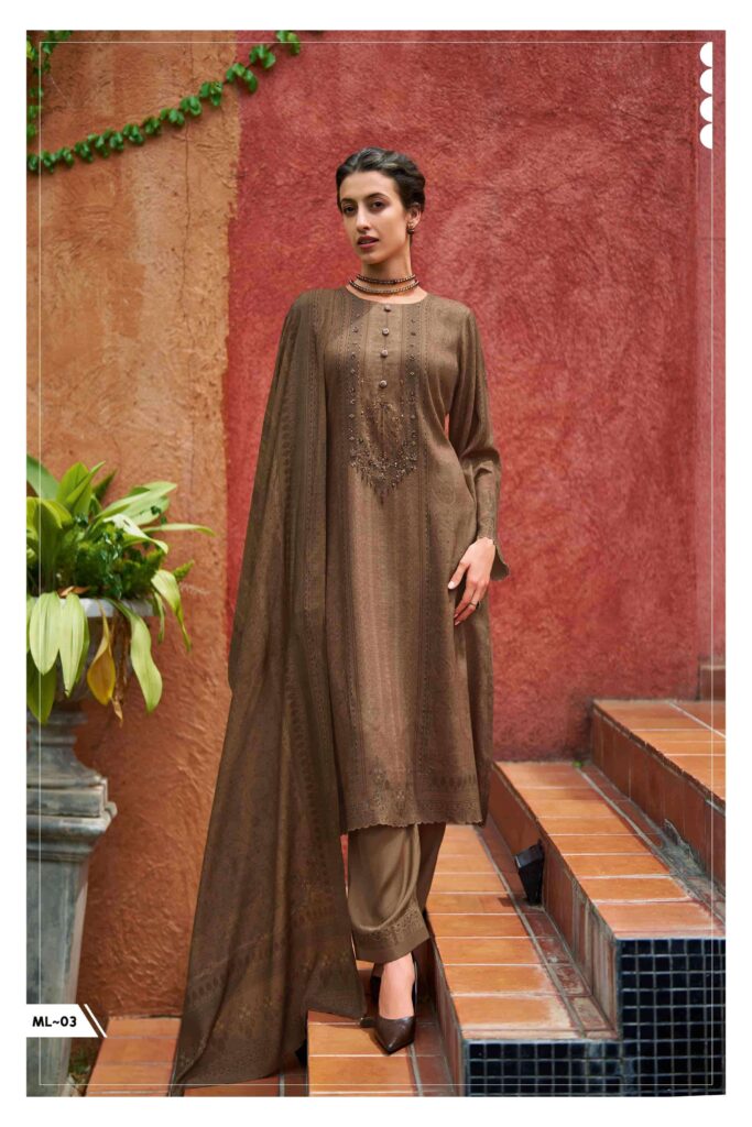 My Fashion Road Varsha Moonlit Digital Printed Fancy Pashmina Salwar Suit | ML-03