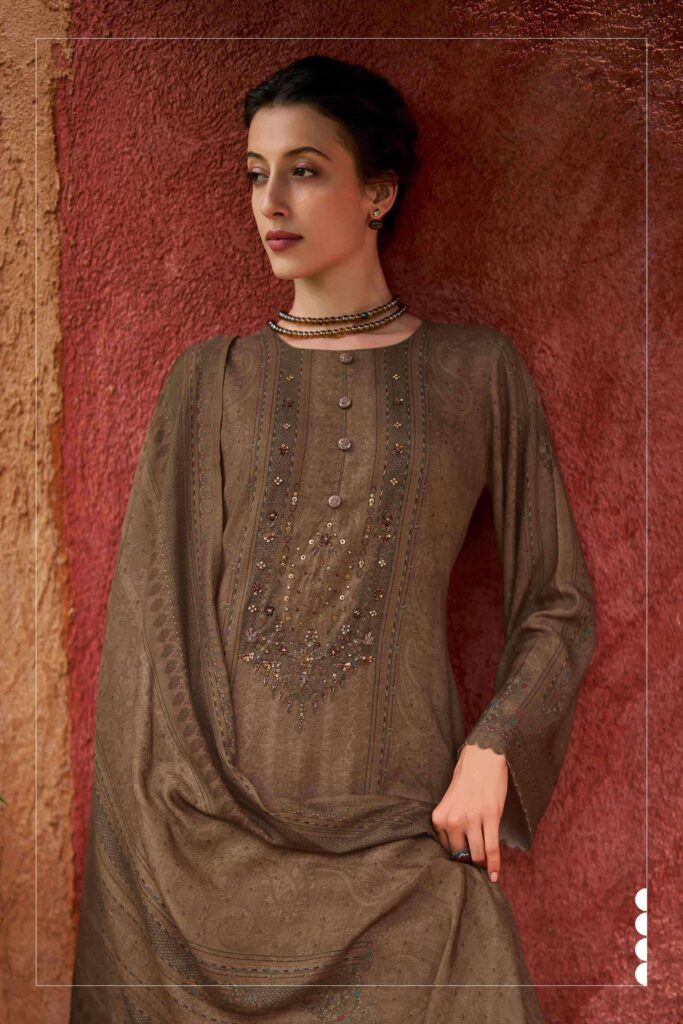 My Fashion Road Varsha Moonlit Digital Printed Fancy Pashmina Salwar Suit | ML-03