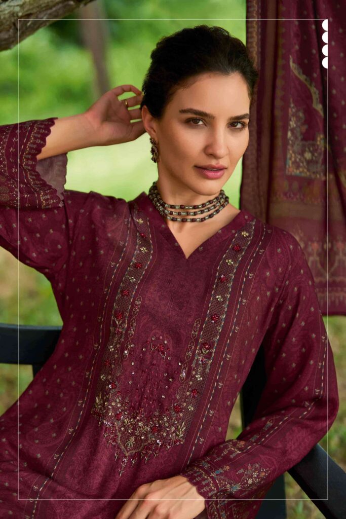 My Fashion Road Varsha Moonlit Digital Printed Fancy Pashmina Salwar Suit | ML-02