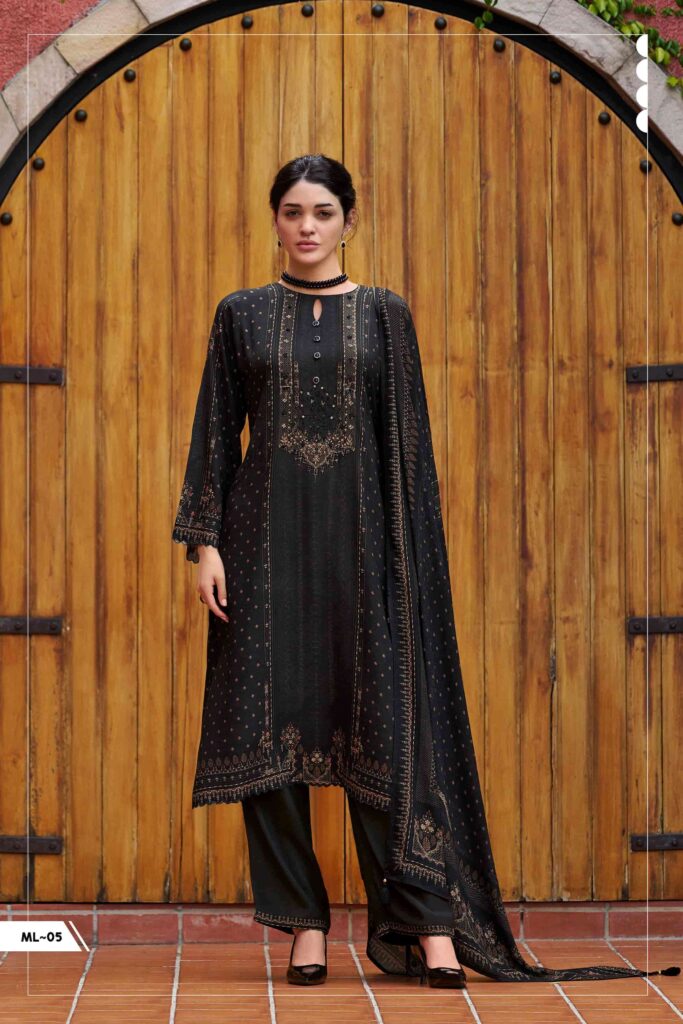 My Fashion Road Varsha Moonlit Digital Printed Fancy Pashmina Salwar Suit | ML-05