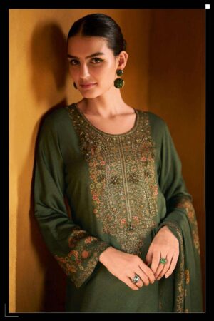 My Fashion Road Varsha Noir Winter Wear Designs Pashmina Ladies Suit | NOIR-02