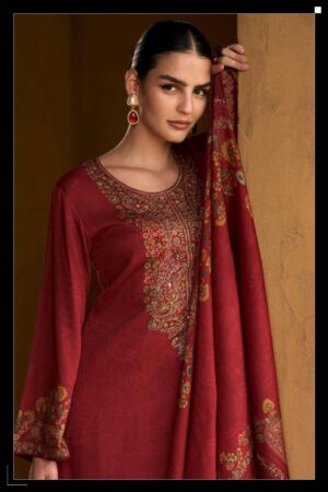 My Fashion Road Varsha Noir Winter Wear Designs Pashmina Ladies Suit | NOIR-01