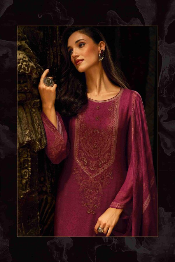 My Fashion Road Varsha Qaleen Rang Latest Collection Pashmina Winter Suit | QT – 01