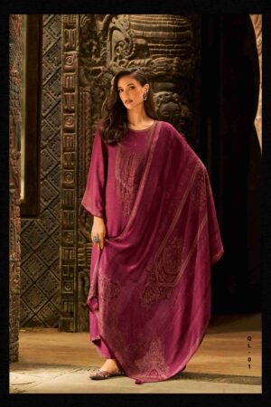 My Fashion Road Varsha Qaleen Rang Latest Collection Pashmina Winter Suit | QT – 01