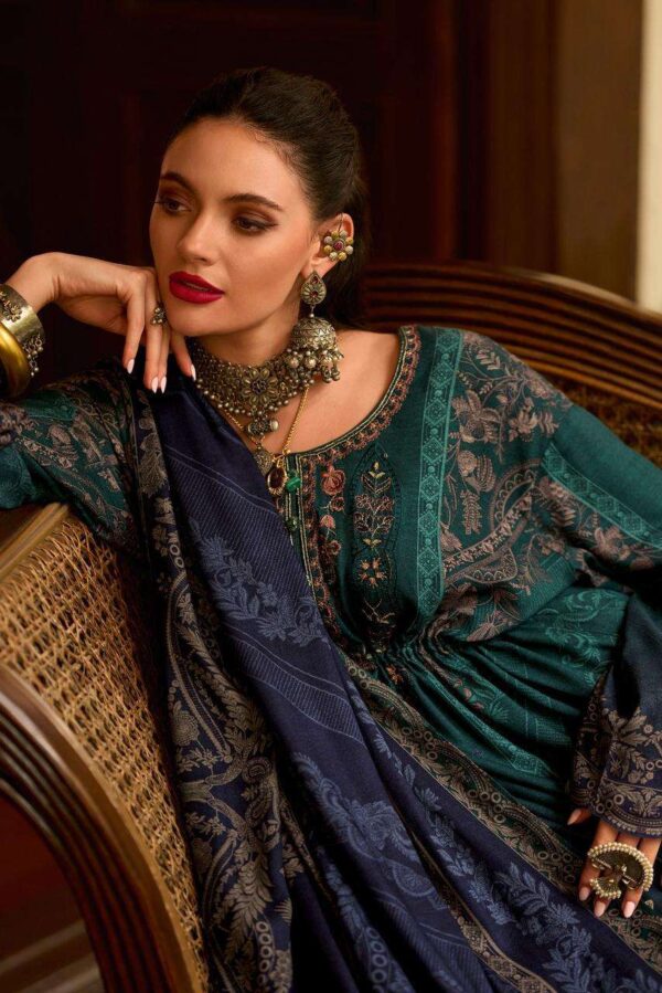 My Fashion Road Varsha Roseombre Exclusive Viscose Pashmina Suit | RO – 03