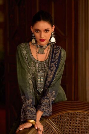 My Fashion Road Varsha Roseombre Exclusive Viscose Pashmina Suit | RO – 01