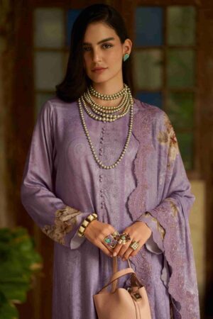 My Fashion Road Varsha Siyah Gulzar Latest Designs Pashmina Suit | SG-02