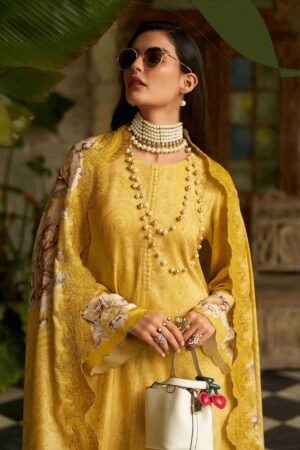 My Fashion Road Varsha Siyah Gulzar Latest Designs Pashmina Suit | SG-03