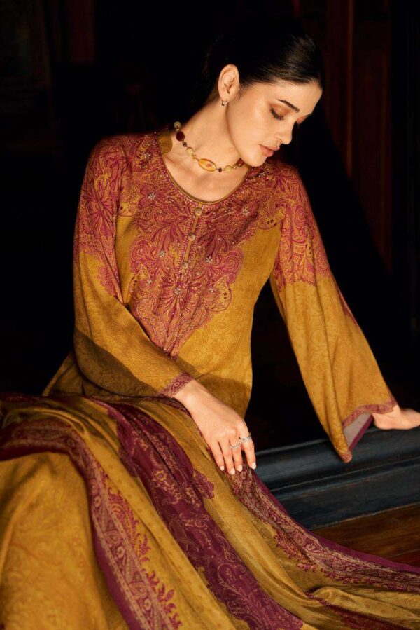 My Fashion Road Varsha Thread Of Dawn Winter Wear Exclusive Pashmina Suit | TOD-03