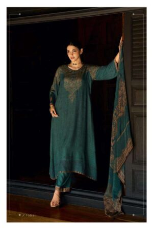 My Fashion Road Varsha Thread Of Dawn Winter Wear Exclusive Pashmina Suit | TOD-01