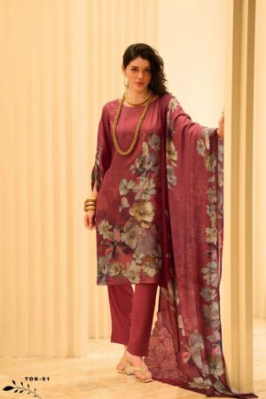 My Fashion Road Varsha Two Of A Kind Vol 2 Winter Collection Exclusive Fancy Suit | TOK – 01