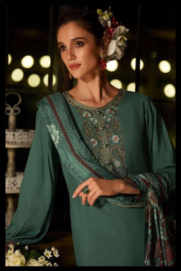 My Fashion Road Varsha Woven Legacy Winter Collection Latest Pashmina Suit | WL – 01